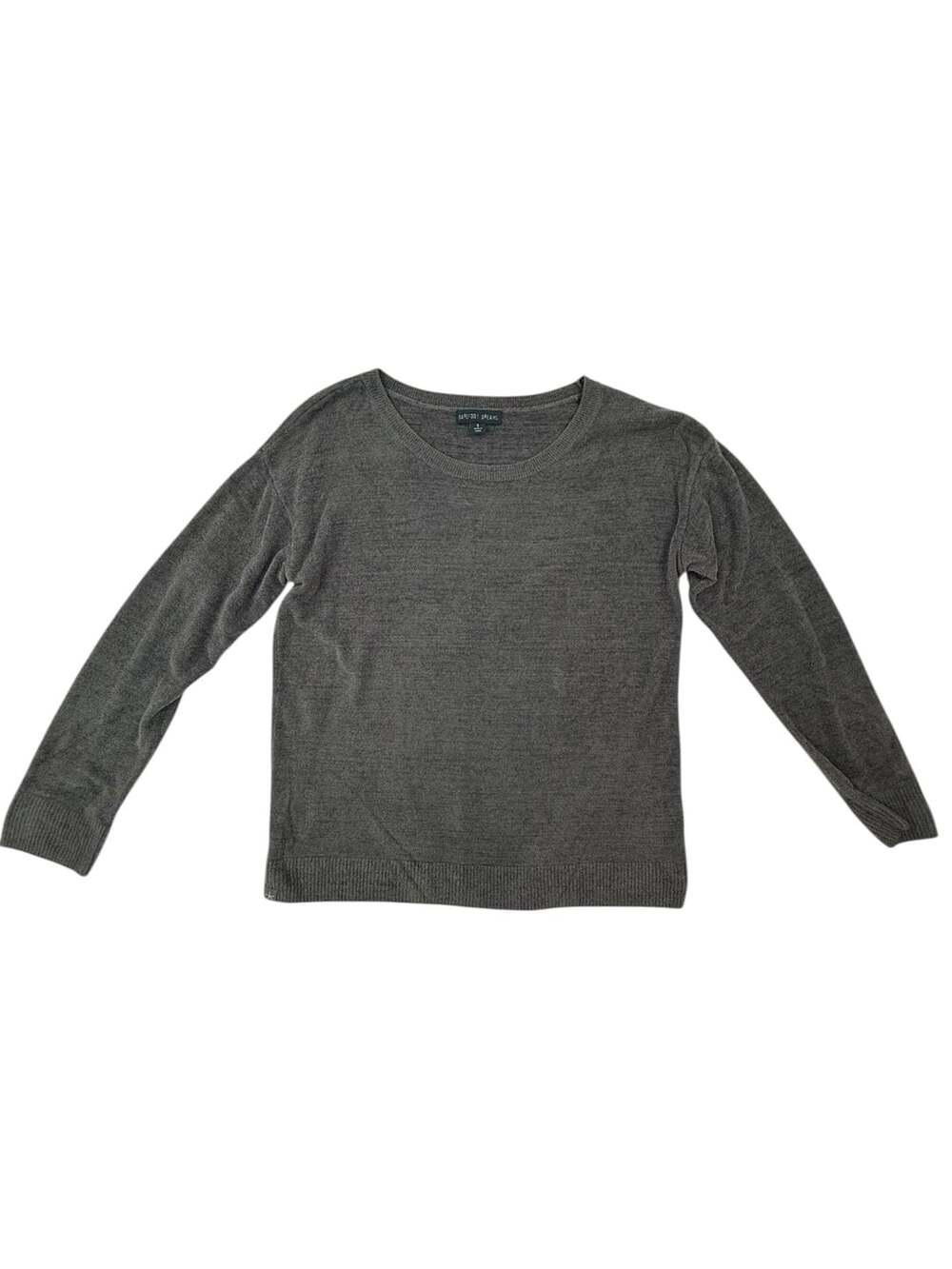 Barefoot Dreams CozyChic Pullover Sweater in Carbon S